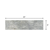 Marazzi Montagna Dapple Gray 6 in. x 24 in. Porcelain Floor and Wall Tile (14.53 sq. ft. per Case)