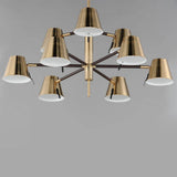 Maxim Lighting Carlo 9-Light Integrated LED Gold Chandelier
