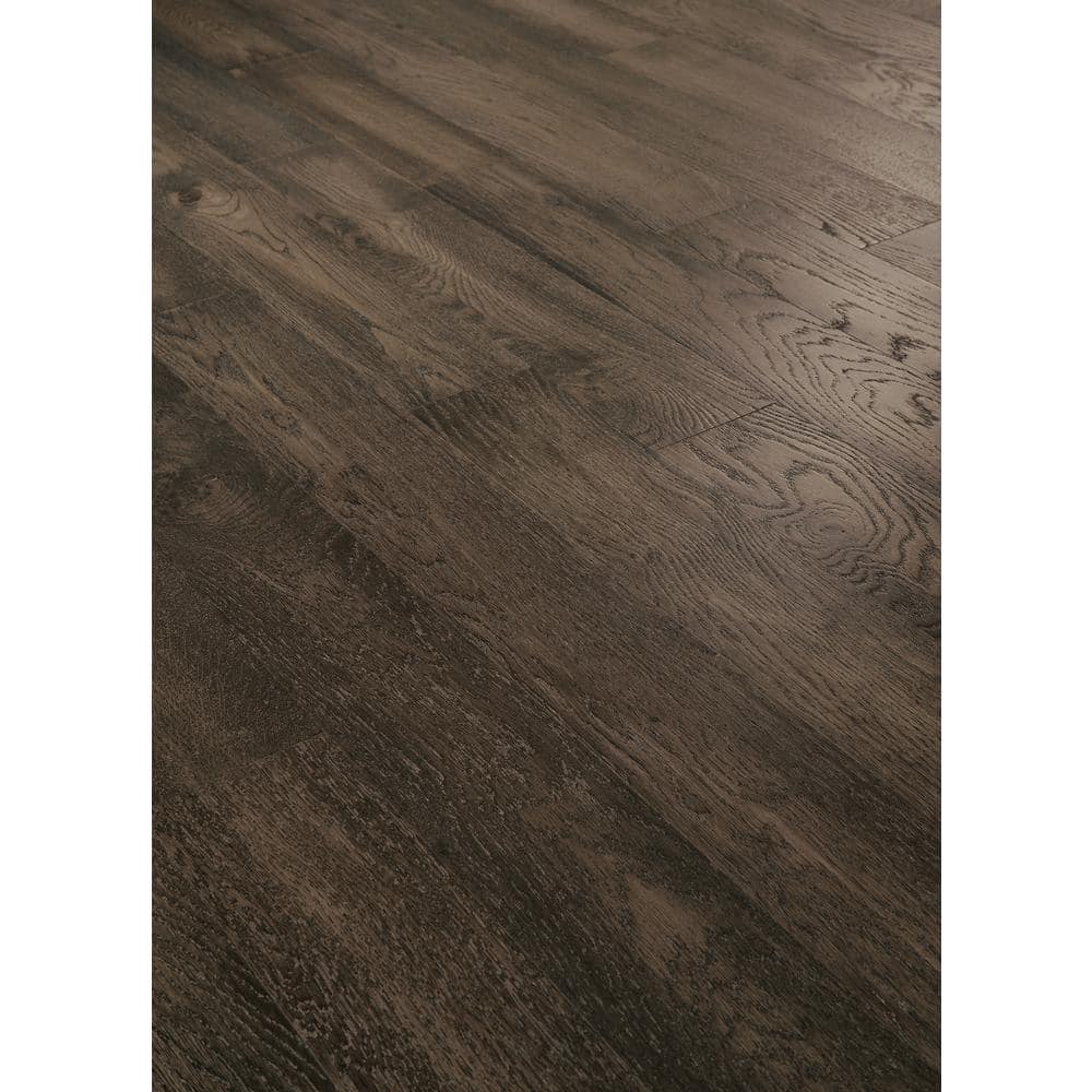 Bruce Hydropel Dark Brown Oak 7/16 in. T x 5 in. W Waterproof Click Lock Engineered Hardwood Flooring (22.6 sq.ft./ctn)
