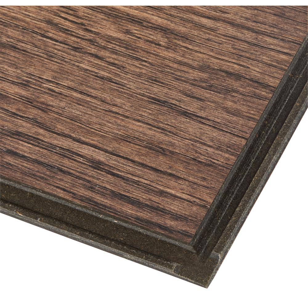 Bruce Hydropel Dark Brown Oak 7/16 in. T x 5 in. W Waterproof Click Lock Engineered Hardwood Flooring (22.6 sq.ft./ctn)
