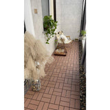 1 ft. x 1 ft. Plastic Deck Tile in Dark Brown for Outdoor Porch Poolside Balcony Backyard (44 Per Box)