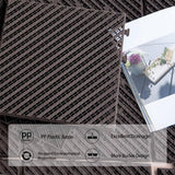 1 ft. x 1 ft. Plastic Deck Tile in Dark Brown for Outdoor Porch Poolside Balcony Backyard (27 Per Box)