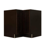LIFEART CABINETRY Anchester Assembled 33 in. x 34.5 in. x 24 in. Base Lazy Susan Cabinet in Dark Espresso