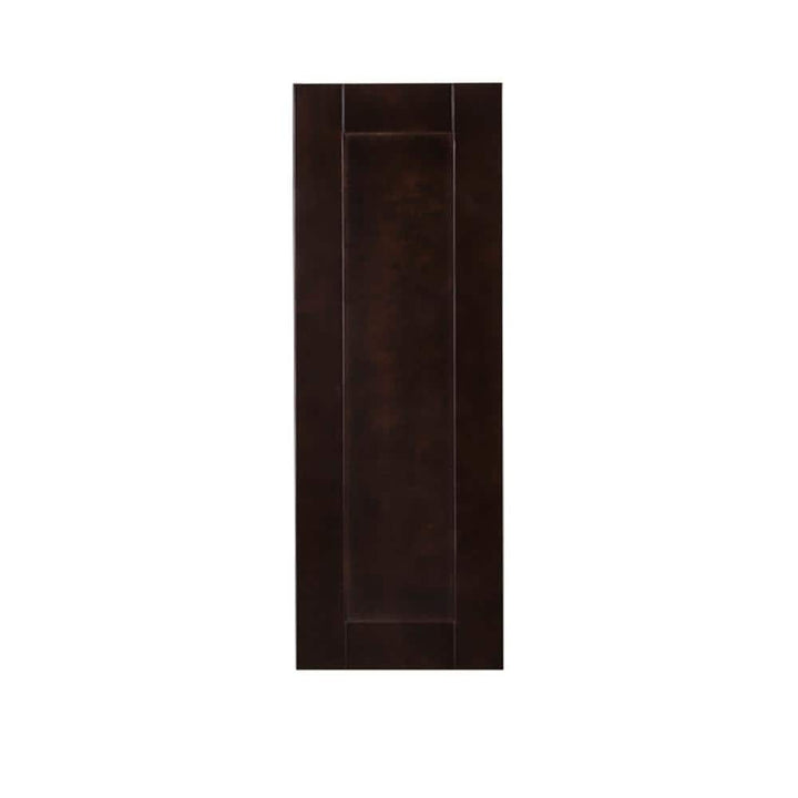 LIFEART CABINETRY Anchester Assembled 12 in. x 42 in. x 12 in. Wall Cabinet with 1 Door 3 Shelves in Dark Espresso