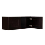 LIFEART CABINETRY Anchester Assembled 36 in. x 18 in. x 24 in. Wall Cabinet with 2 Doors No Shelf in Dark Espresso