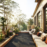 1 ft. x 1 ft. Plastic Composite Deck Tile in Dark Gray, Resist Rust, Water, Easy to DIY and Maintain(35 per Case)
