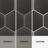 Ivy Hill Tile Langston Dark Gray 9.875 in. x 11.375 in. x 10mm Matte Porcelain Floor and Wall Tile (18 pieces / 10.76 sq. ft. / box)