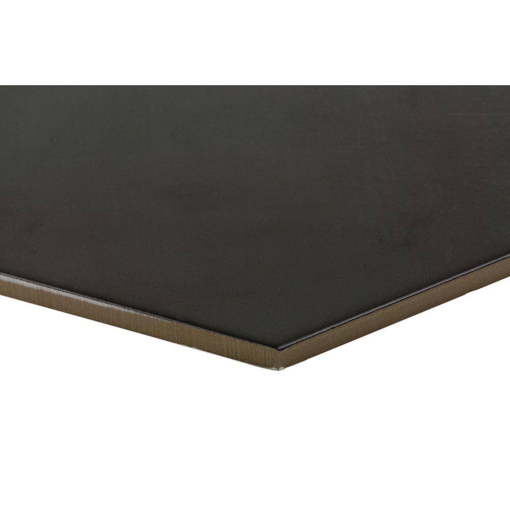 Ivy Hill Tile Langston Dark Gray 9.875 in. x 11.375 in. x 10mm Matte Porcelain Floor and Wall Tile (18 pieces / 10.76 sq. ft. / box)