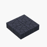 Tidoin Outdoor 1 ft. x 1 ft. Composite Deck Tile in Dark Gray(44 Per Box)