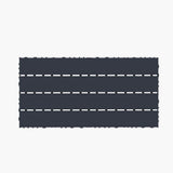 Tidoin Outdoor 2 ft. x 1 ft. Composite Deck Tile in Dark Gray(24 Per Box)