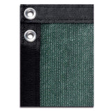 FENCE4EVER 46 in. x 50 ft. Green Privacy Fence Screen Plastic Netting Mesh Fabric Cover with Reinforced Grommets for Garden Fence