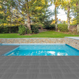 Karl home 0.98 ft. x 0.98 ft. Composite Deck Tile in Gray (27 Per Case)