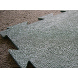 Rubber-Cal Terra-Flex 1/4 in. x 24 in. x 24 in. Dark Gray Interlocking Rubber Mat (5-Pack, 20 sq. ft.)