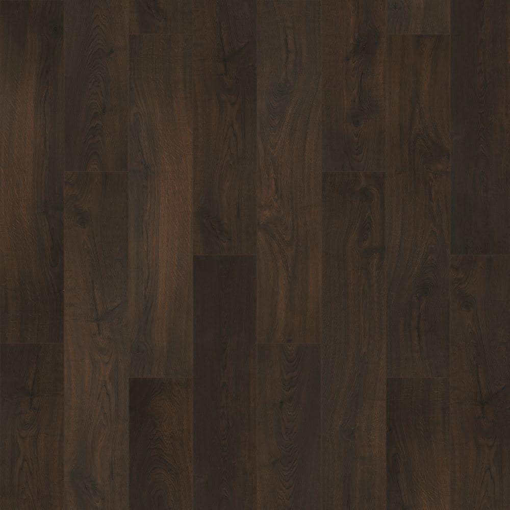 VERT HAUS Dark Roast Oak Waterproof Hybrid Resilient Flooring - 27 sq. ft./Case