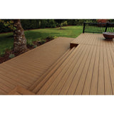 TimberTech Composite Reserve 1 in. x 6 in. x 1 ft. Grooved Dark Roast Composite Sample (Actual: 0.94 in. x 5.36 in. x 1 ft)
