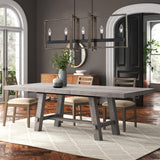 Vanity Art Amiens 5-Light Darkwood/Black Linear Pendant