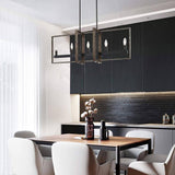 Vanity Art Amiens 5-Light Darkwood/Black Linear Pendant