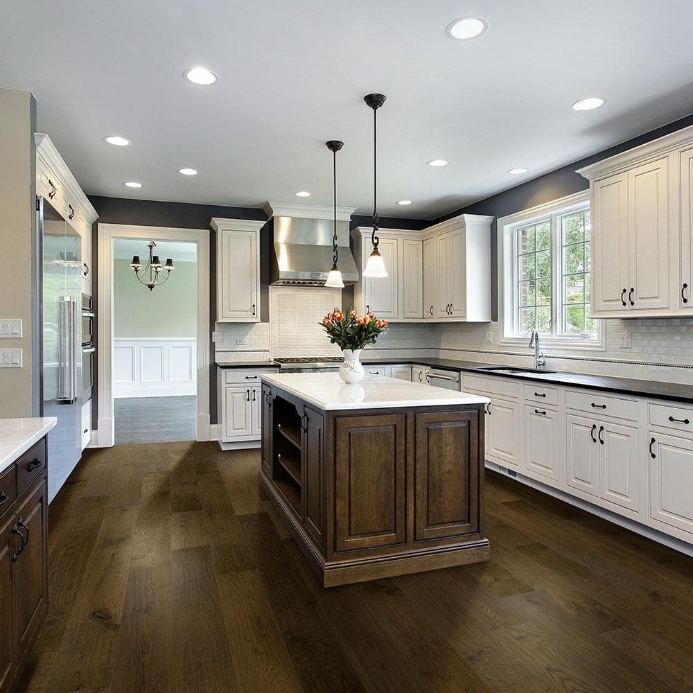 HOMELEGEND Dawn White Oak 3/8 in. T x 7.5 in. W Wire Brushed Engineered Hardwood Flooring (30.9 sqft/case)