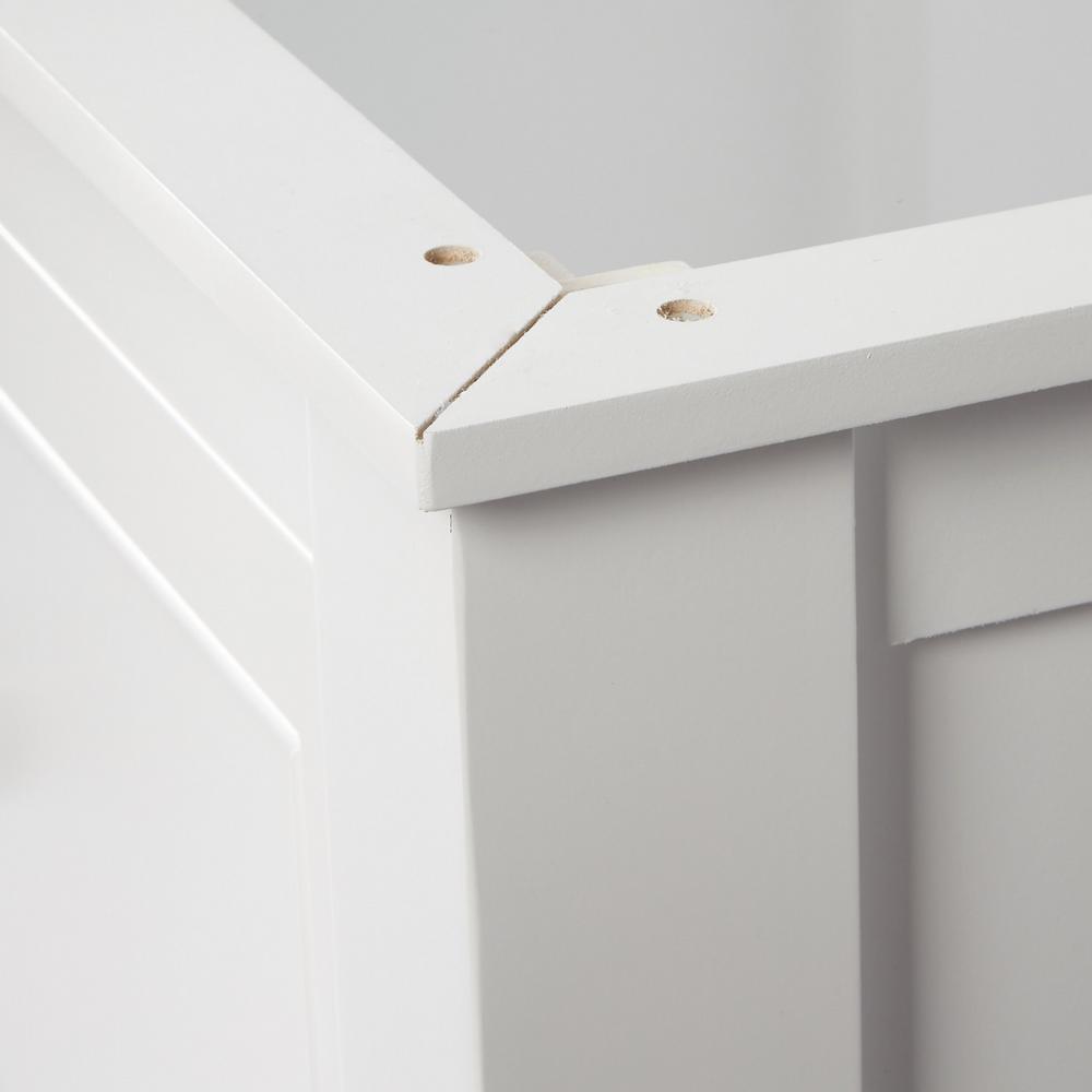 Gazette 30 in. W Bath Vanity Cabinet Only in White - Super Arbor