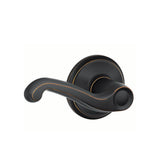 Flair Bright Brass Passage Hall/Closet Door Lever - Super Arbor