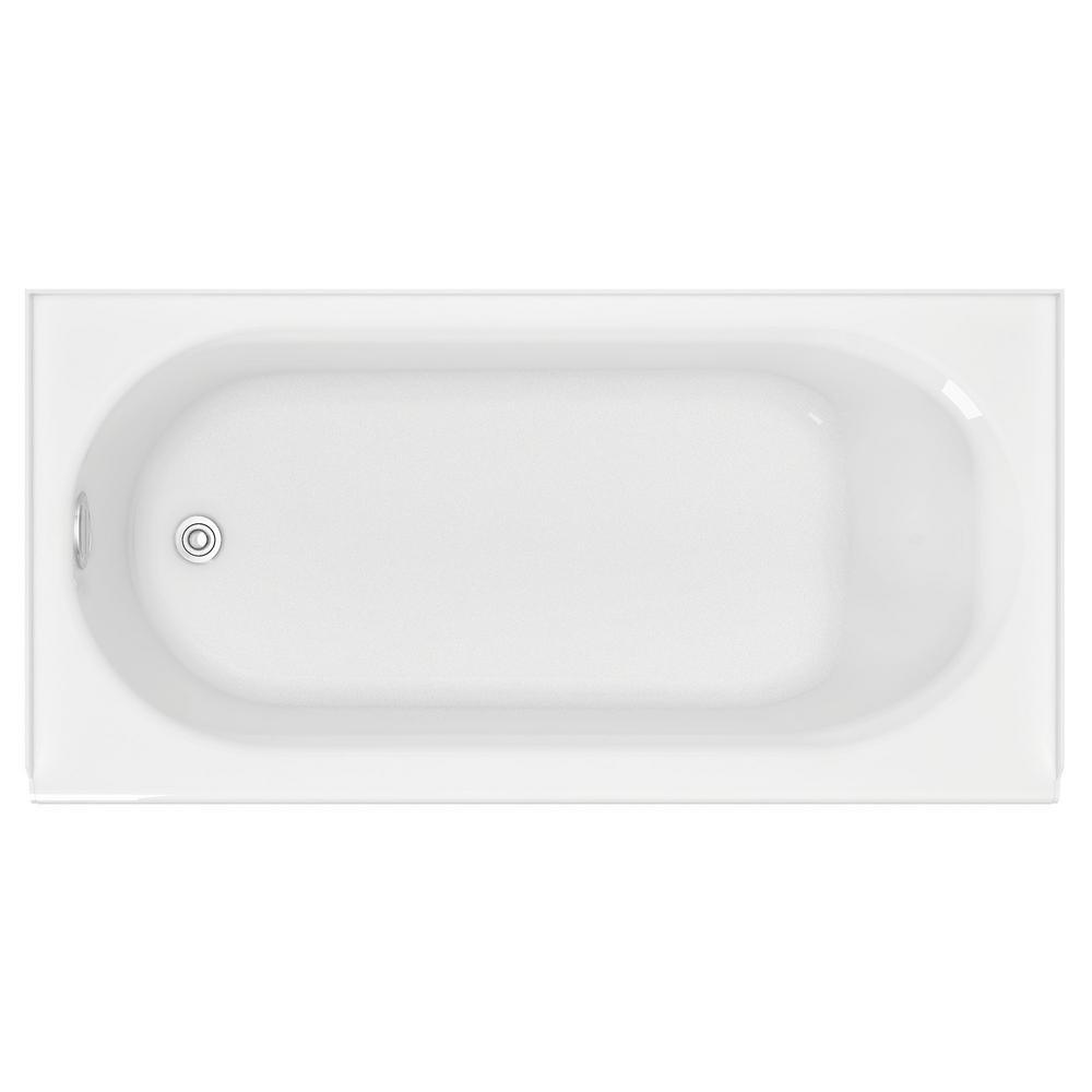Princeton 5 ft. Americast Left-Hand Drain Rectangular Bathtub in White - Super Arbor