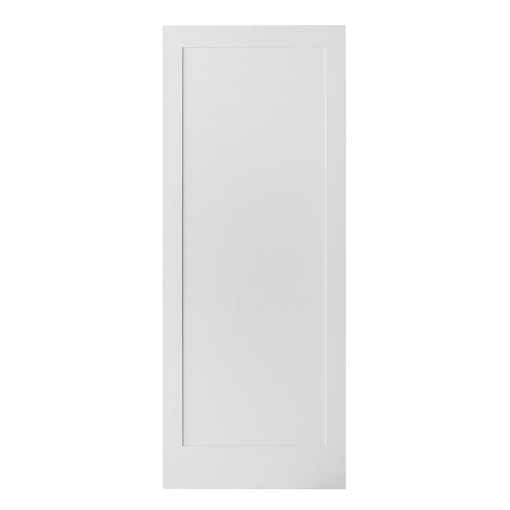 33 in. x 84 in. Pure Glossy White Wood Interior Barn Door Slab - Super Arbor