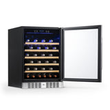 NewAir 52-Bottle Capacity Stainless Steel Built-In/Freestanding Wine Chiller