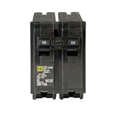 Square D Homeline 50-Amp 2-Pole Standard Trip Circuit Breaker