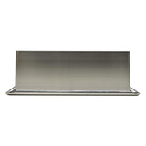 24 in. x 12 in. x 4 in. Niche in Brushed Stainless Steel - Super Arbor