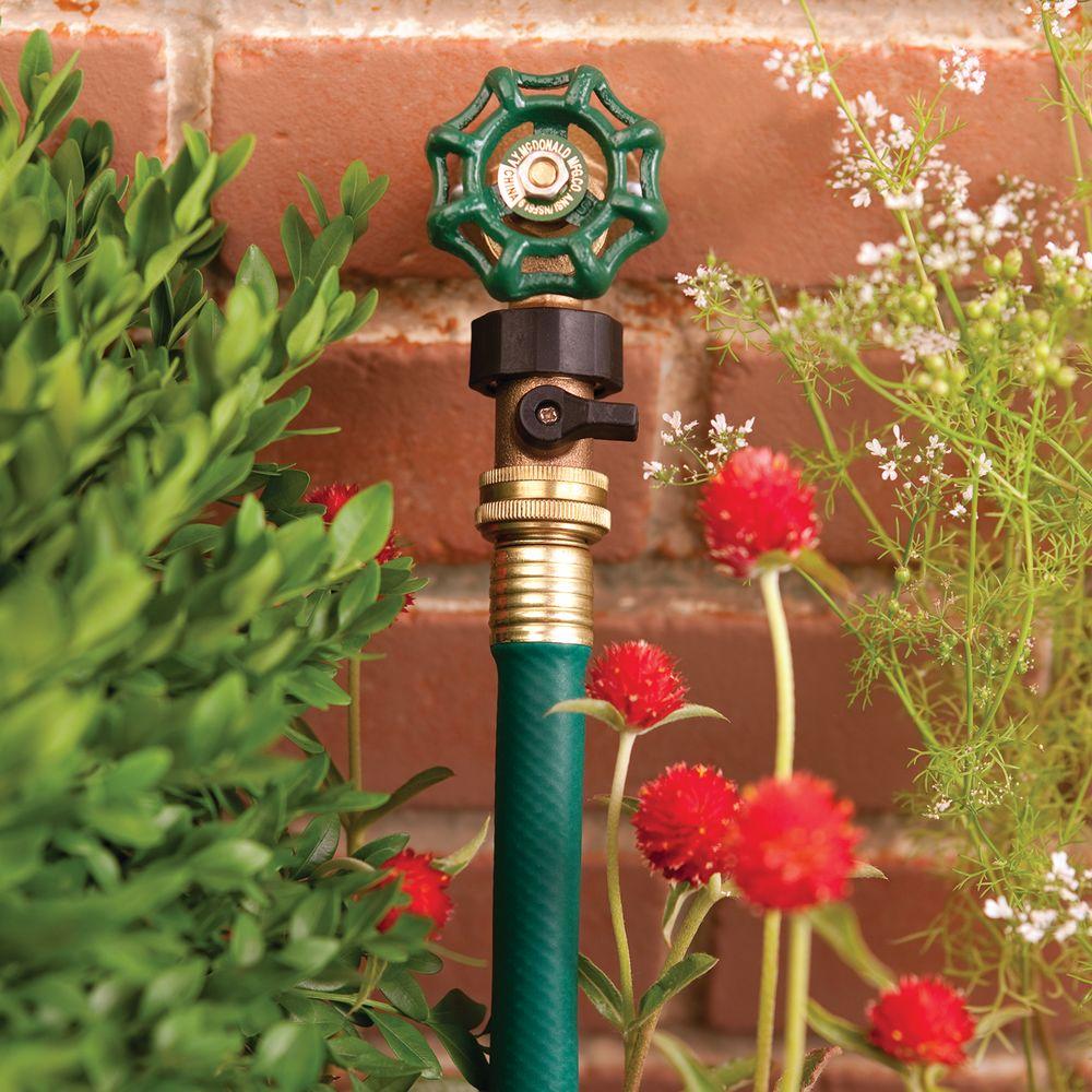 3/4 in. Threaded Brass Shut-Off Coupling - Super Arbor