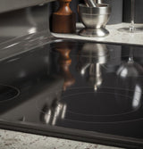 GE 30-in Smooth Surface 4 Elements 5.3-cu ft Self-Cleaning Freestanding Electric Range (Stainless Steel)