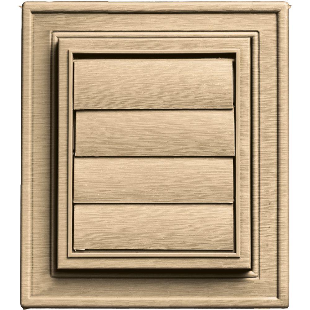 Square Exhaust Siding Vent #045-Sandstone Maple - Super Arbor