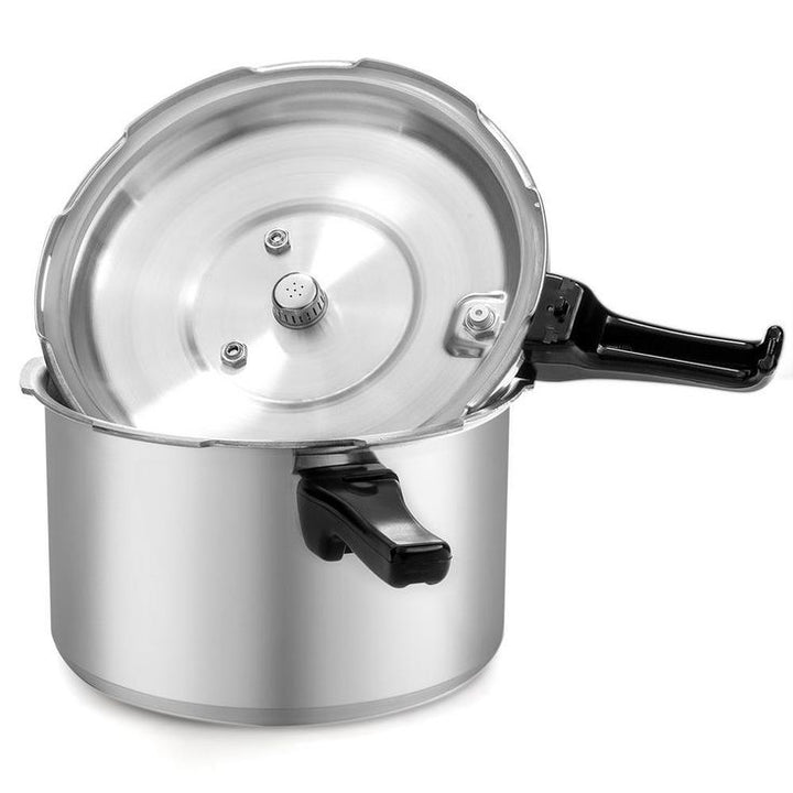 8 Qt. Aluminum Stove Top Pressure Cooker Pot with Steam Release Valve