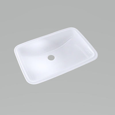 TOTO 19 in. Undermount Bathroom Sink with CeFiONtect in Cotton White - Super Arbor