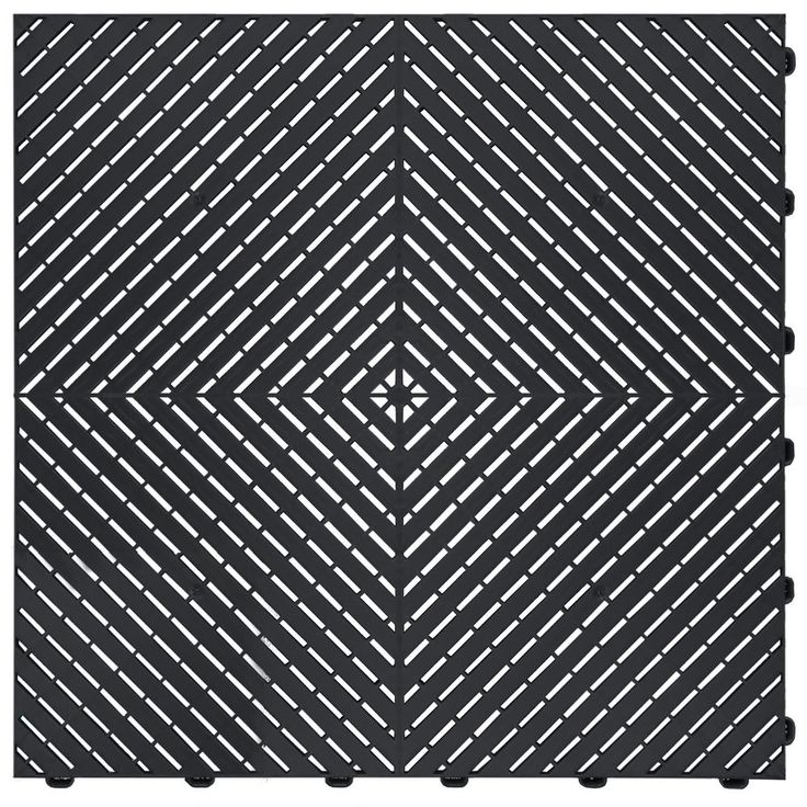 Swisstrax 15.75 in. x 15.75 in. Blue Ribtrax Smooth ECO Flooring (6-Tile/pack) (10 sq. ft.)