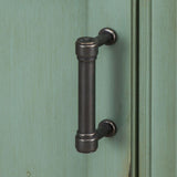 Hazelton 18 in. W x 15 in. D x 67-1/2 in. H Bathroom Linen Cabinet in Antique Green - Super Arbor
