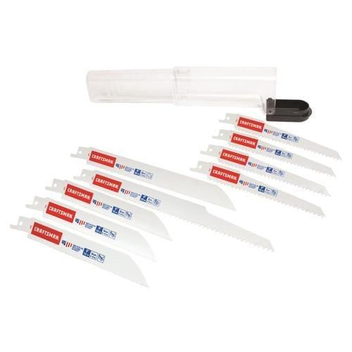 CRAFTSMAN 9-Pack Wood/Metal Cutting Reciprocating Saw Blade Set
