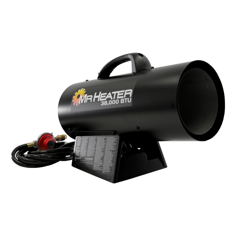 38,000 BTU Forced Air Propane Portable Heater - Super Arbor