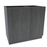 Cambridge 36-in W x 34.5-in H x 24-in D Carbon Marine Wood Engineered Wood Door Base Stock Cabinet
