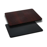 Natural/Walnut Rectangle Table Top - Super Arbor