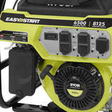 RYOBI 6,500-Watt Gasoline Powered Portable Generator with CO Shutdown Sensor