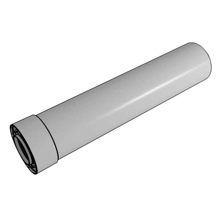 2 in. / 4 in. x 10 in. Plastic Condensing Vent Pipe Extension Kit - Super Arbor