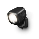 White Smart Lighting Motion Activated Outdoor Integrated LED Spot Light Battery 2-Pack with Smart Lighting Bridge White - Super Arbor