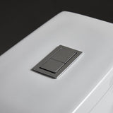 1-Piece 1.28 GPF Dual Flush High Efficiency Elongated Toilet in White, Seat Included - Super Arbor