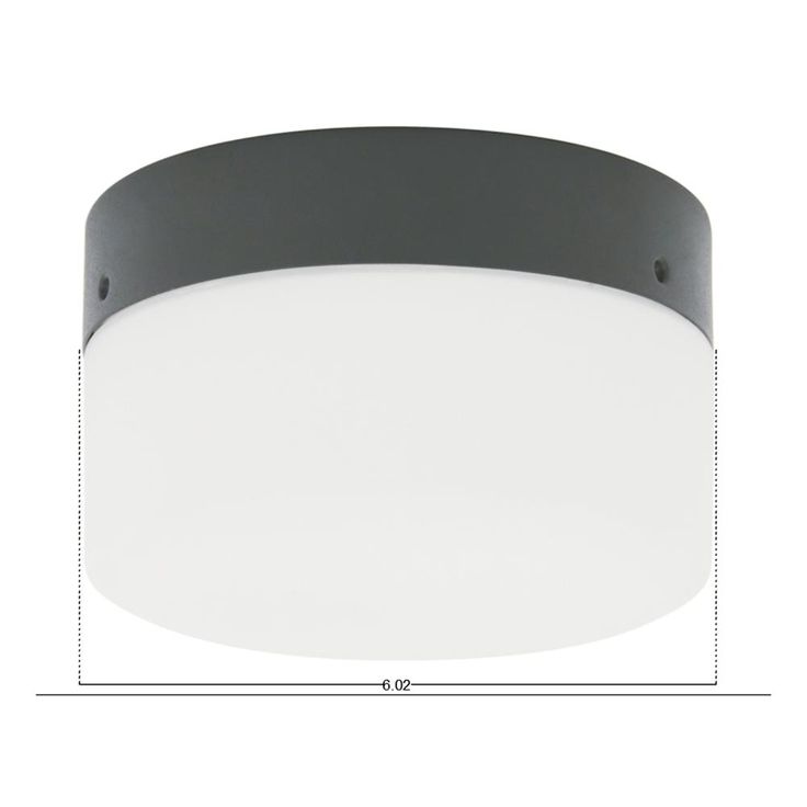 Lucci Airfusion Climate Charcoal Glass Ceiling Fan Light Kit