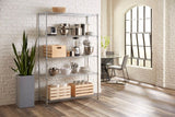 Style Selections 18-in D x 47.7-in W x 72-in H 5-Tier Steel Utility Freestanding Shelving Unit