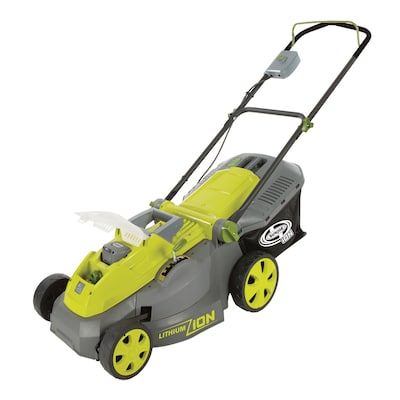 Sun Joe 40-volt Brushless Lithium Ion Push 16-in Cordless Electric Lawn Mower