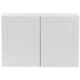 Cambridge Shaker Assembled 30x42x12.5 in. Wall Cabinet with 2 Soft Close Doors in White - Super Arbor