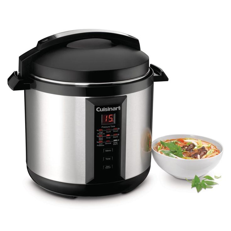 8 qt. Brushed Stainless Pressure Cooker
