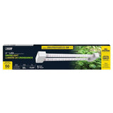 2 ft. 2-Light 30-Watt White Full Spectrum LED Non-Dimmable Indoor Linkable Plant Grow Light Fixture, Daylight (4-Pack)